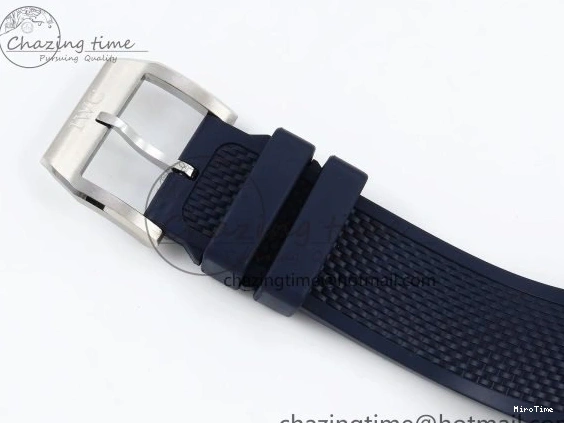 MIROTIME 0211 Casual Portuguese Chrono IW3716 Z+F 1:1 Best Edition White Dial on Blue Rubber Strap A 7016